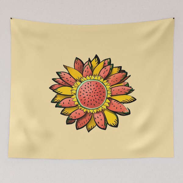 Item preview, Watermelon sunflower summer peace love watermelon fruit lover gift  designed and sold by alenaz.