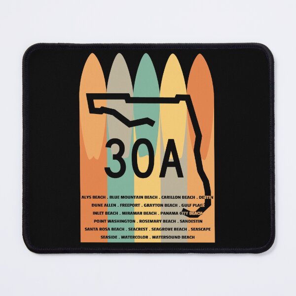 Item preview, 30A Surfboards Towns of 30A designed and sold by brynleeriggs.