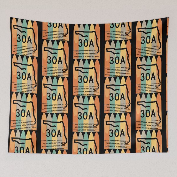 Item preview, 30A Surfboards Towns of 30A designed and sold by brynleeriggs.