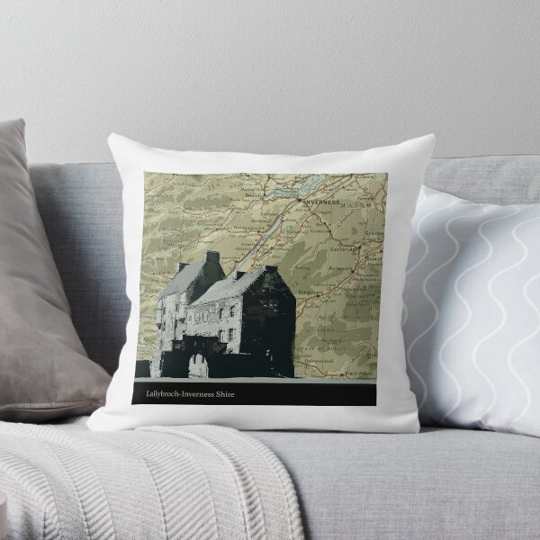 Outlander Location Lallybroch Throw Pillow