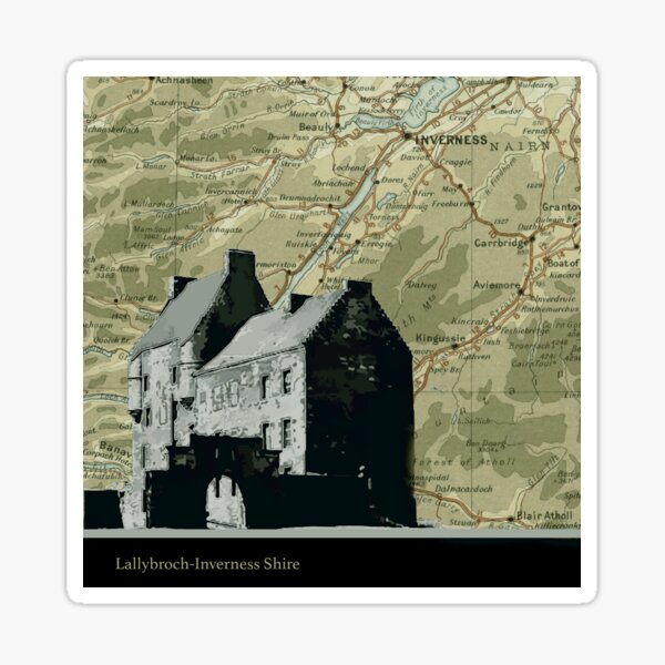 Outlander Location Lallybroch Sticker