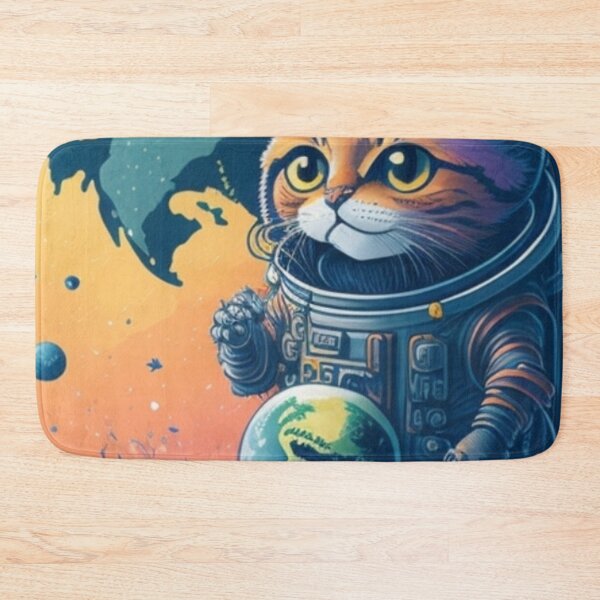 Item preview, Cute ginger cat astronaut - space traveler. designed and sold by SaraSumi.