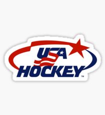 USA hockey logo Sticker