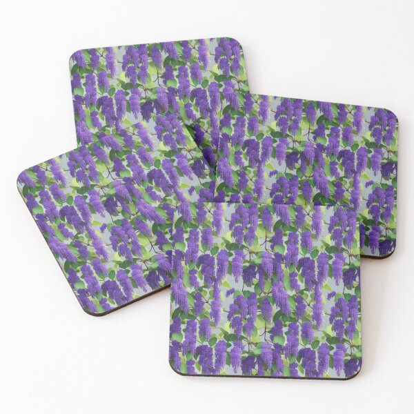 Artikelvorschau, Wisteria Leaves repeating pattern entworfen und verkauft von kiyaansh16.
