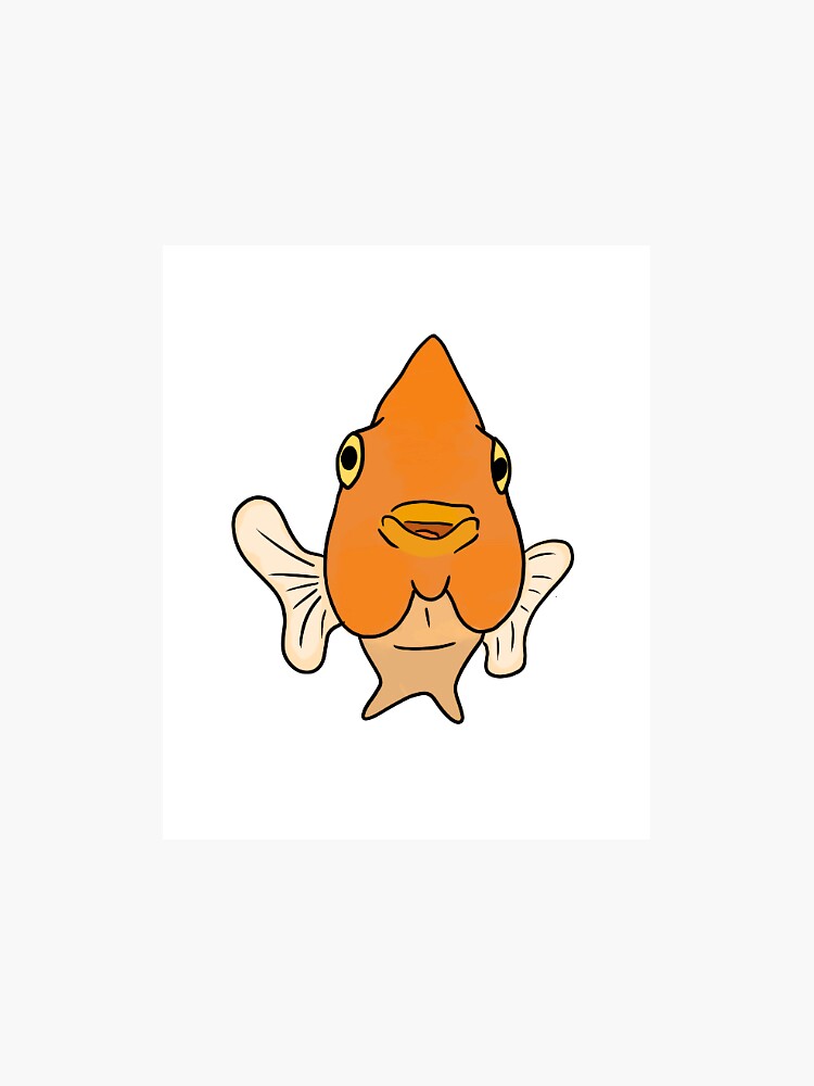 Front facing fish | Sticker