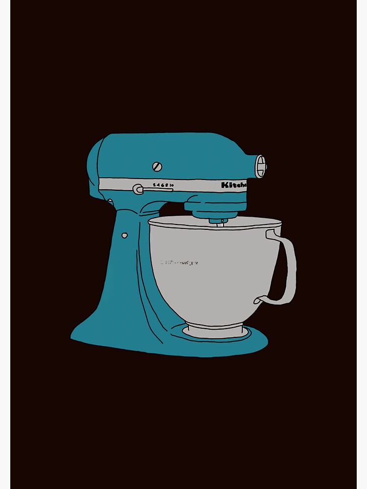 Kitchenaid Stand Mixer - Blue Spiral Notebook for Sale by