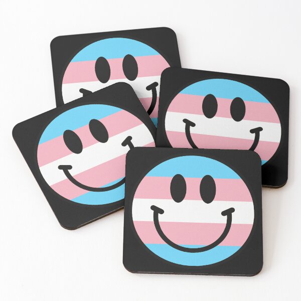 Item preview, Transgender Pride Smiley Face designed and sold by JadeRyder.