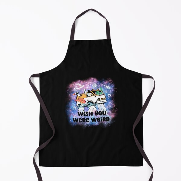 Item preview, Wish you were weird Aliens and astronauts ufo design designed and sold by SilverRainSila.