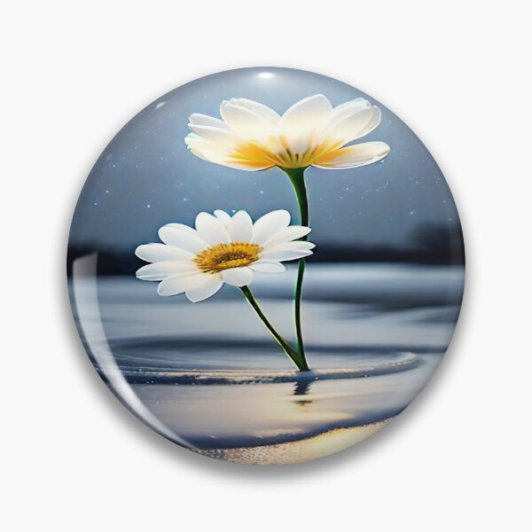 Item preview, Daisy Growing on the Edge of a Pond designed and sold by deniselynnimage.