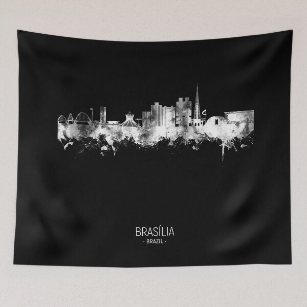 Artikelvorschau, Brasilia Brazil Skyline entworfen und verkauft von ArtPrints.
