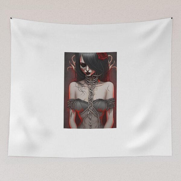Item preview,  Creepy sexy woman 009 designed and sold by csdesign73.