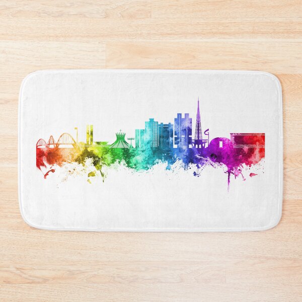 Artikelvorschau, Brasilia Brazil Skyline entworfen und verkauft von ArtPrints.