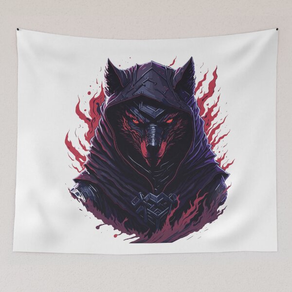 Item preview, Ninja Wolf Digital Art designed and sold by InnovativeGFX.