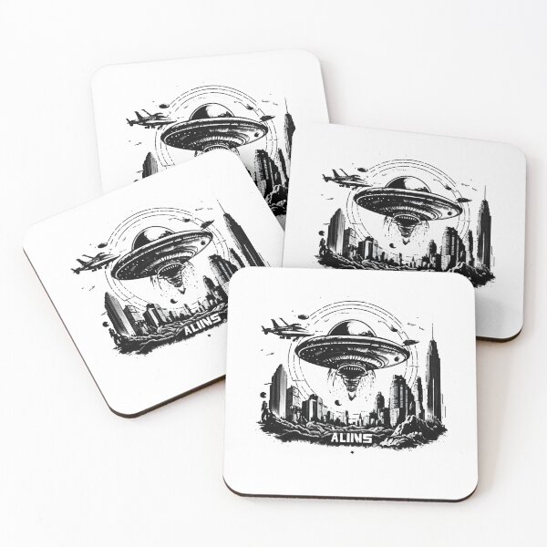Aperçu de l'œuvre OVNI avec Alien Classic créée et vendue par SilverRainSila.