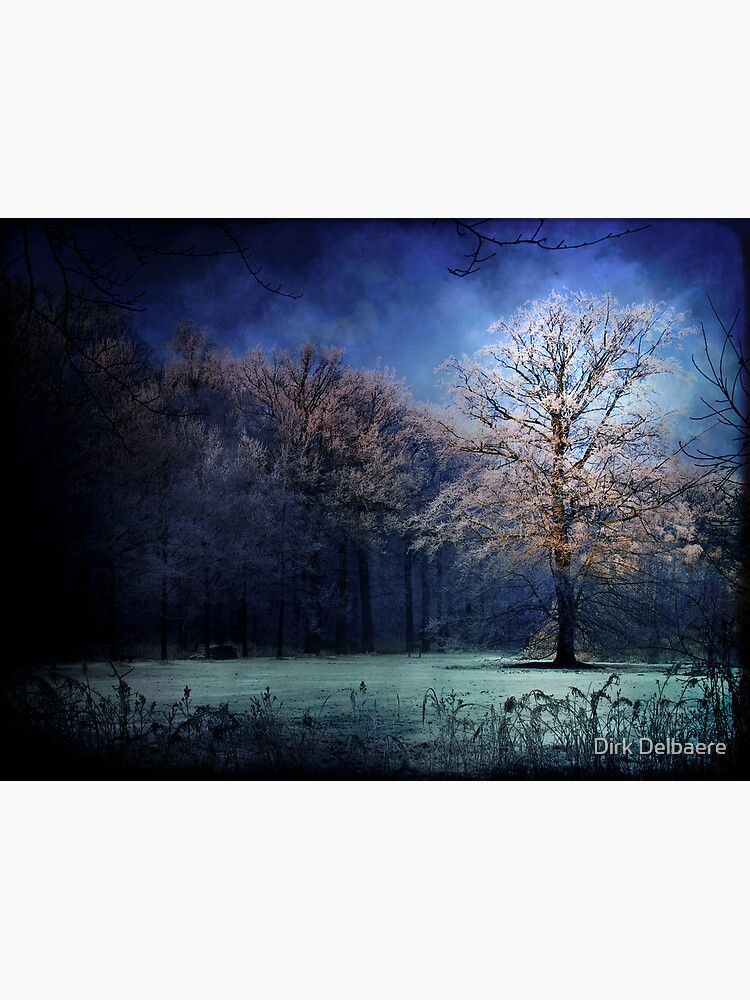 My blue tree by Delbaere