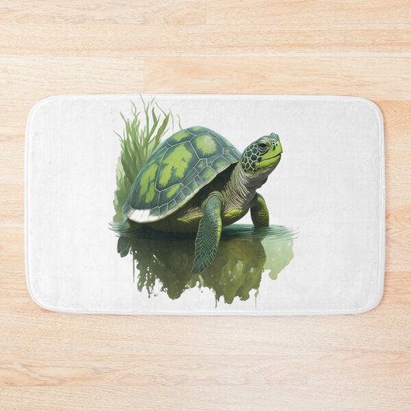Item preview, Aquatic Serenity: Tranquil Turtle Artwork designed and sold by WildSpiritPaint.