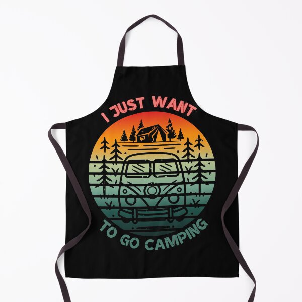 Item preview, I Just Want to go Camping designed and sold by Lab4YourStyle.