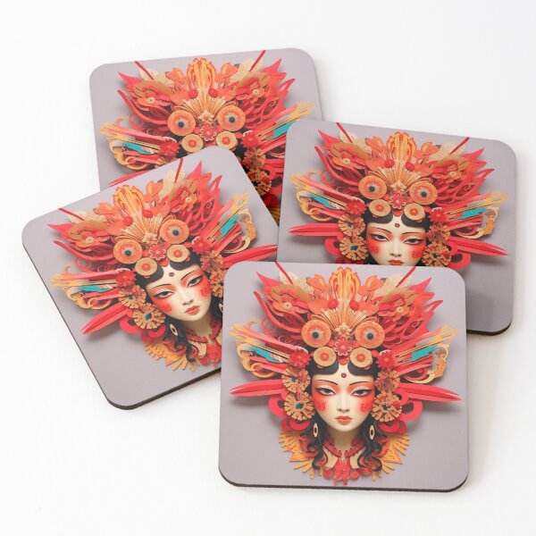 Item preview, An angeline traditional chinese art, in the style of paper sculptures designed and sold by aiphotosart.