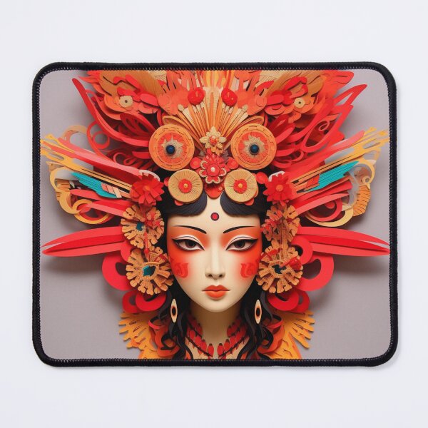 Item preview, An angeline traditional chinese art, in the style of paper sculptures designed and sold by aiphotosart.