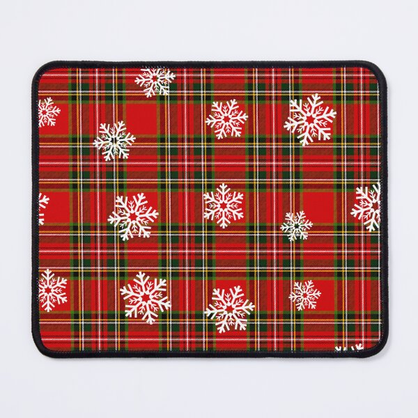 Item preview, Tartan, clan, Christmas tartan, New year, snowflakes, red, black, green, blue, white, yellow colours. Scottish Plaid pattern. Checkered pattern. designed and sold by iclipart.