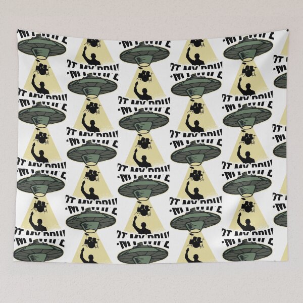 Item preview, Funny UFO Drums Abduction Drummer Drum Set Gift Funny designed and sold by tomylibox.