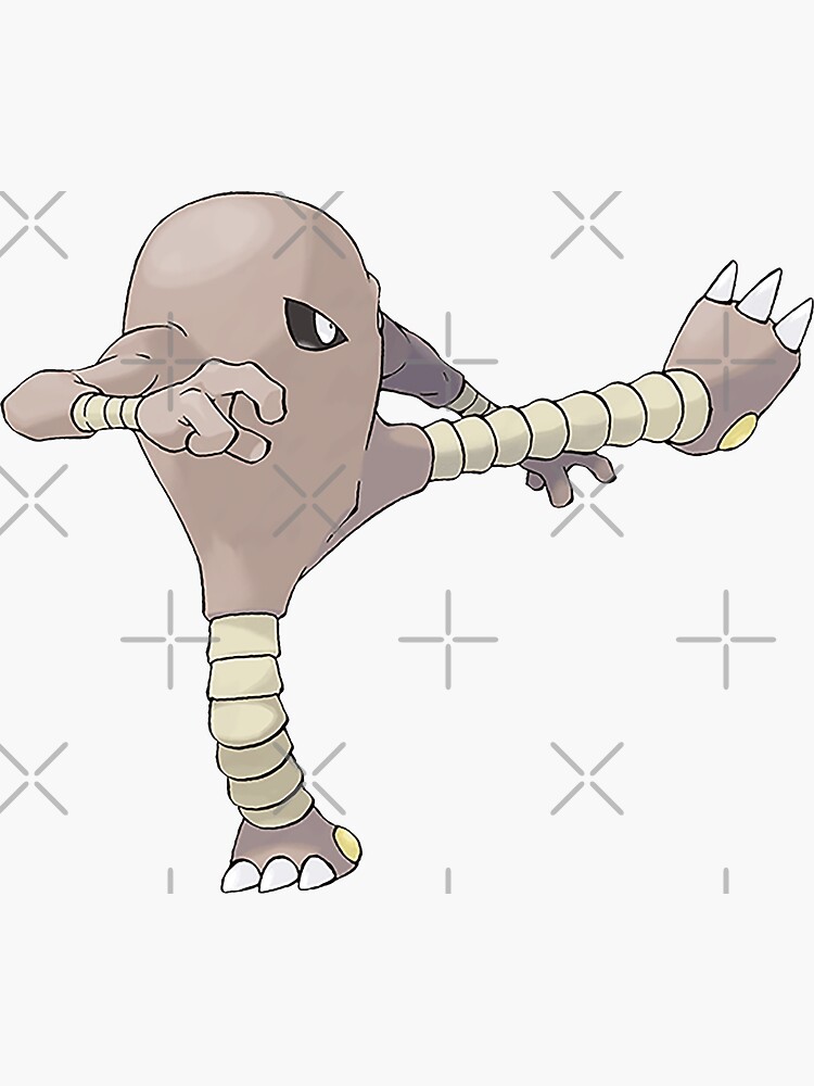 Pokemon small sticker Hitmonlee