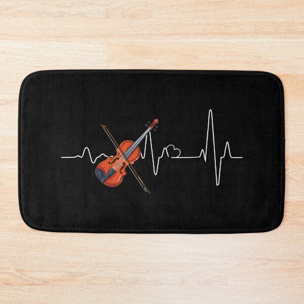 Aperçu de l'œuvre Heartbeat Violin Violinist Instrument Music créée et vendue par Pubi.