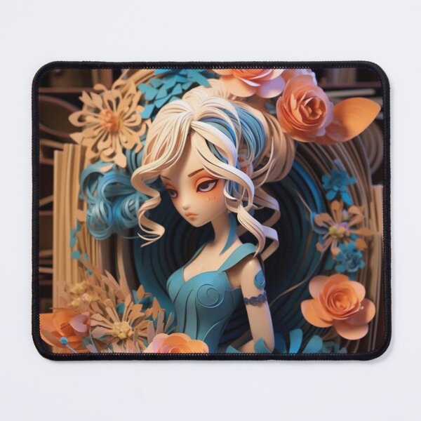 Item preview, artist who makes paper sculptures with paper flowers designed and sold by aiphotosart.