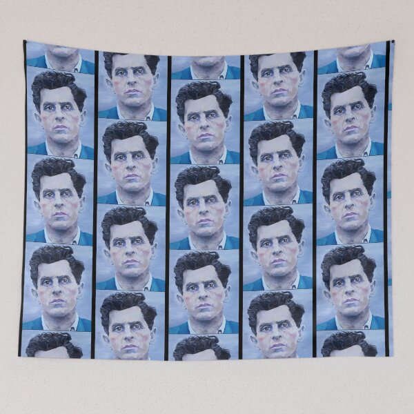 Item preview, LUDWIG WITTGENSTEIN - oil portrait designed and sold by ca-rlyneder.