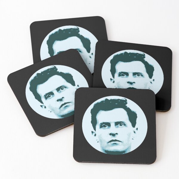 Item preview, Ludwig Wittgenstein Blue Portrait designed and sold by ca-rlyneder.