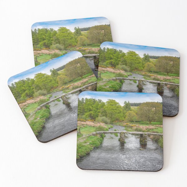 Item preview, medieval clapper bridge at postbridge Dartmoor  designed and sold by eddiej.
