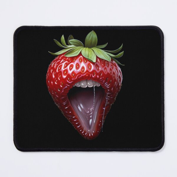 Item preview, Strawberry mouth for strawberries in the summer just to bite designed and sold by RiSchuDesign.