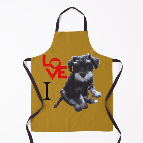 Item preview, I Love Miniature Schnauzer (Personalized design - Nina) designed and sold by ColourfulTimes.