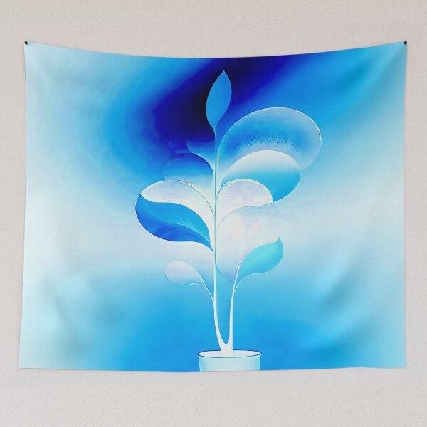 Item preview, Plant Aqua Blue Growing designed and sold by deniselynnimage.
