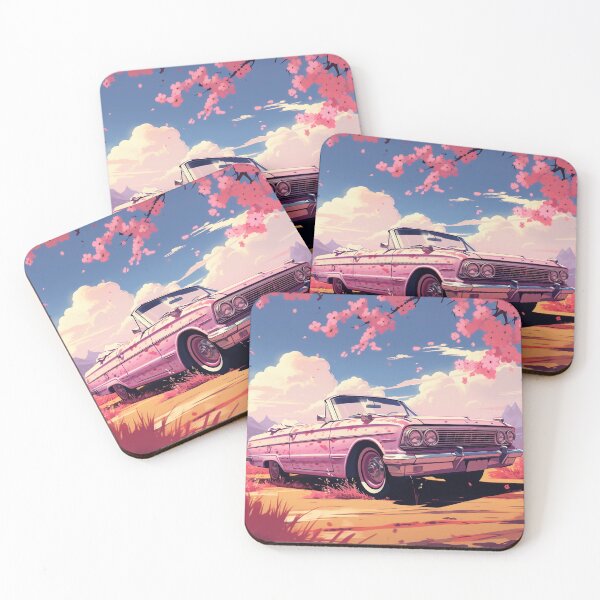 Item preview, Vintage Pink Car And The Romantic Scenery designed and sold by WilliamBurz.