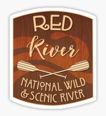Red River, National Wild and Scenic River Sticker