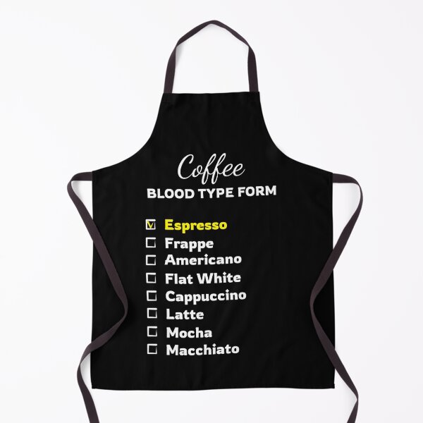 Item preview, Coffee blood type form for coffee lovers | chose Espresso designed and sold by twisted-dot.