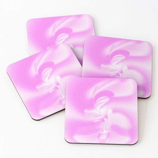 Item preview, Plants Swirling in Solarized Pink designed and sold by deniselynnimage.