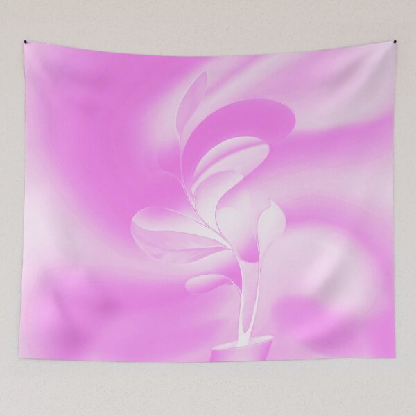 Item preview, Plants Swirling in Solarized Pink designed and sold by deniselynnimage.