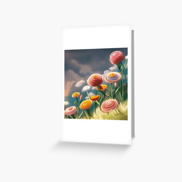 Item preview, Quilled Flowers in an open field designed and sold by PatternCo.