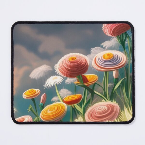 Item preview, Quilled Flowers in an open field designed and sold by PatternCo.