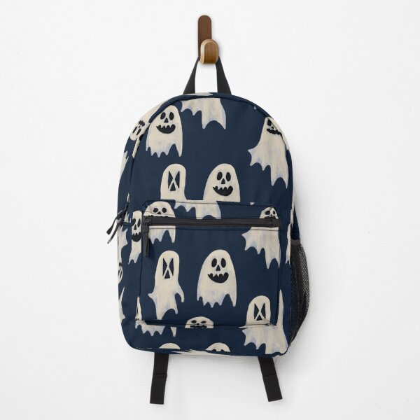 Item preview, Spooky Cute Halloween Ghosts on dark blue background. designed and sold by LaBellCreative.