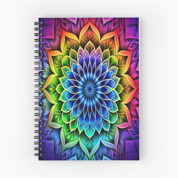 Aperçu de l'œuvre Rainbow Mandala créée et vendue par NightWispStudio.