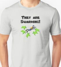 They Are Swarming! Slim Fit T-Shirt