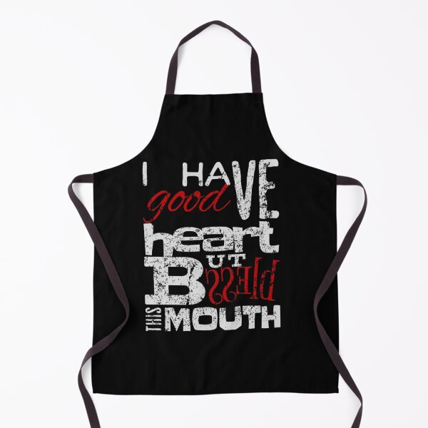 Item preview, I have a good heart but this mouth designed and sold by Print_Fuse.