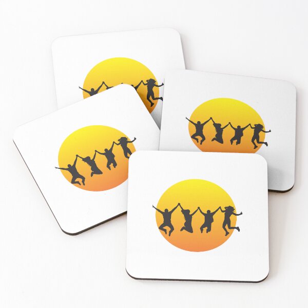Item preview, Happy friendship day with silhouettes people designed and sold by quanlh.
