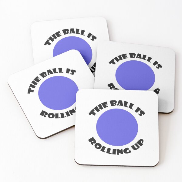Item preview, The Ball Is Rolling Up (Blue) designed and sold by caradocazandre.