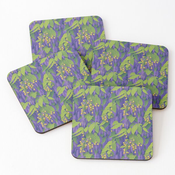 Artikelvorschau, Wisteria Leaves repeating pattern entworfen und verkauft von kiyaansh16.