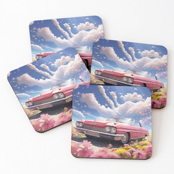 Item preview, The Pink Car, The Sky, The Flowers designed and sold by WilliamBurz.