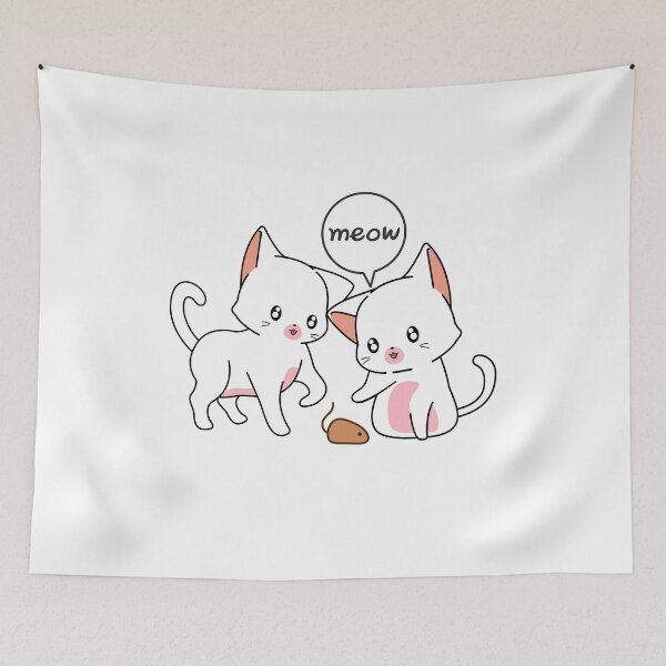 Item preview, Cute cats playing with mouse designed and sold by quanlh.